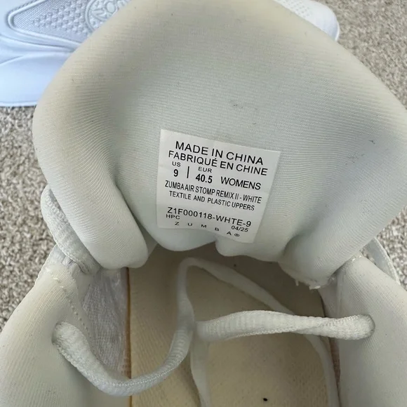 Zumba Fitness White Sneakers - Picture 5 of 6